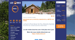 Desktop Screenshot of meteo.lesorres.com
